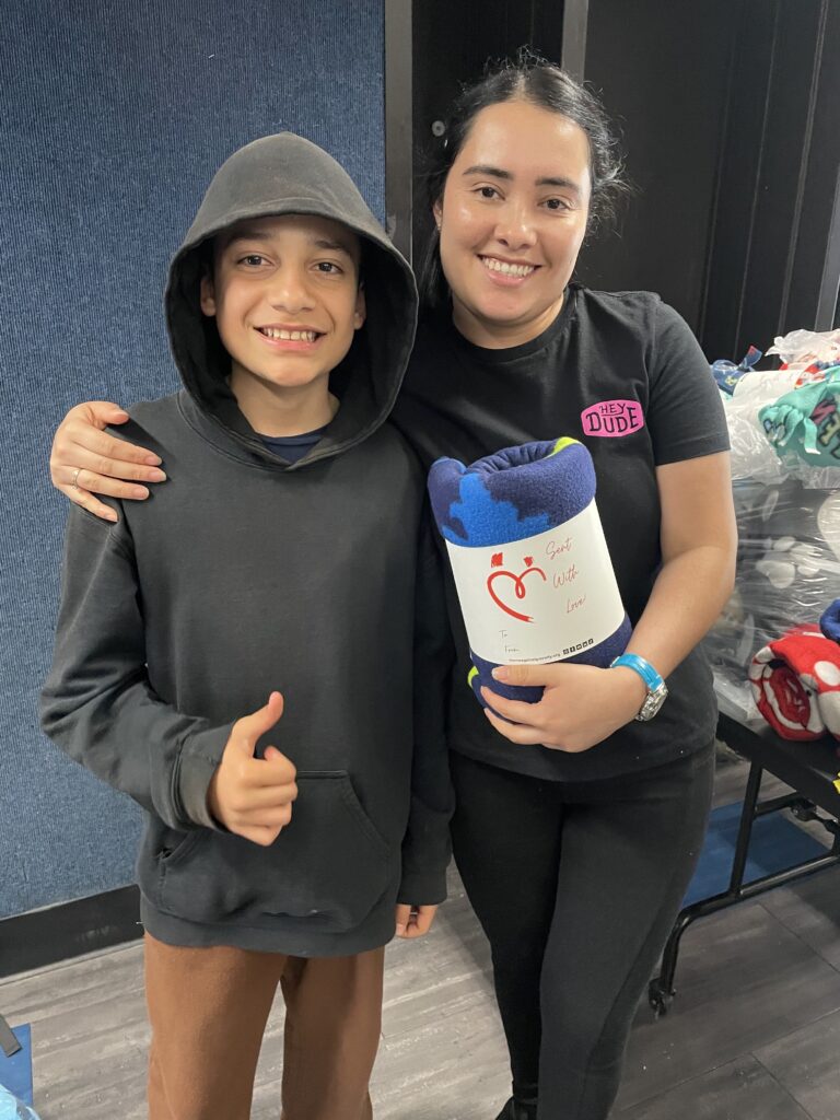 Katherine R. Smith Elementary School blanket drive